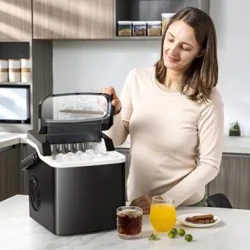 Kismile Countertop Ice Maker 28Lbs/Day Portable