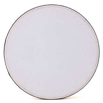 Foraineam 10 Inch & 8 Inch Hand Drum Percussion Wood Frame Drum with Drum Stick