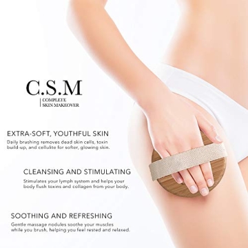 CSM Dry Body Brush for Exfoliation and Skin Renewal