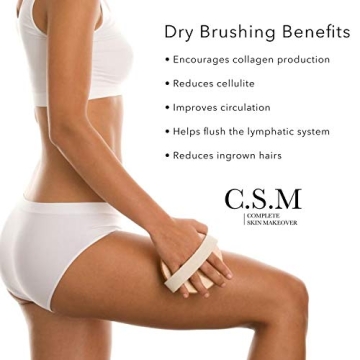 CSM Dry Body Brush for Exfoliation and Skin Renewal