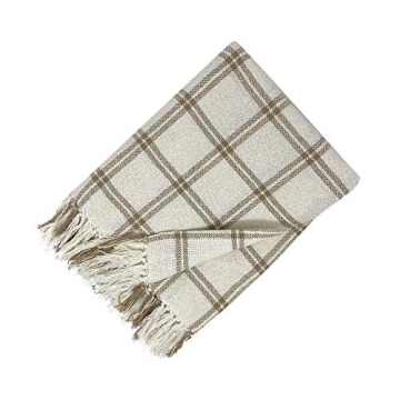 Charming Elrene Cozy Fringe Blanket - Farmhouse Chic