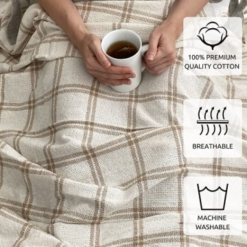 Charming Elrene Cozy Fringe Blanket - Farmhouse Chic