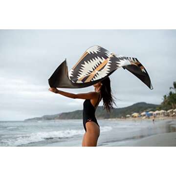 Nomadix Original Towel - Perfect for Beach, Pool, Travel, Camping, Yoga - Made with Recycled Materials - Super Absorbent - Sand Resistant - Northwest - 72.5x30