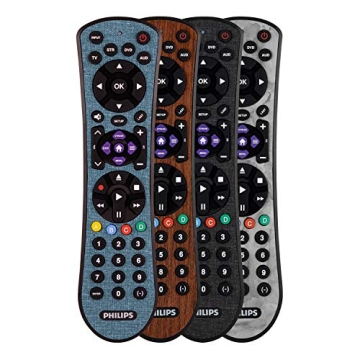 Philips Universal Remote Control for Samsung, Vizio, LG, Sony, Sharp, Roku, Apple TV, TCL, Panasonic...