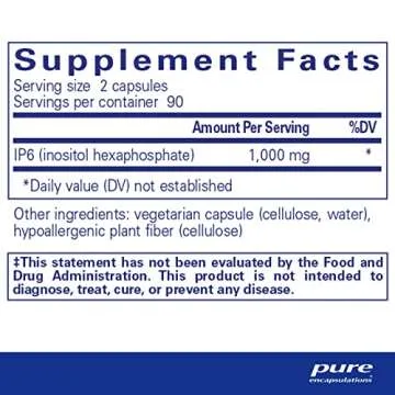 Pure Encapsulations IP6 (Inositol Hexaphosphate) | Hypoallergenic Antioxidant Support for Breast, Co...