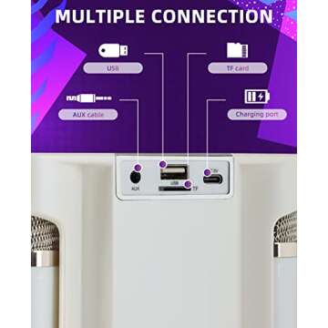 Portable Mini Karaoke Machine for All Ages