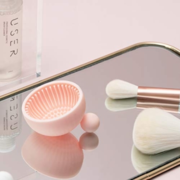 Pubcontti Asion Brush Cleaning Pad for Easy Makeup Cleaning