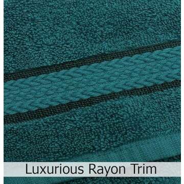 COTTON CRAFT Ultra Soft 6 Piece Towel Set - 2 Oversized Large Bath Towels,2 Hand Towels,2 Washcloths...