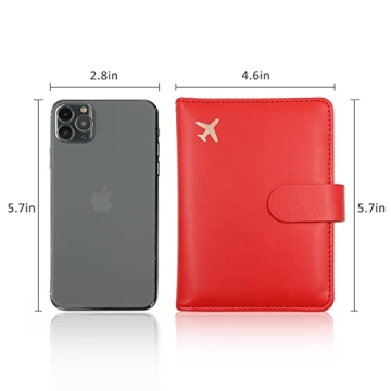 Melsbrinna RFID Passport Holder Stylish Travel Wallet