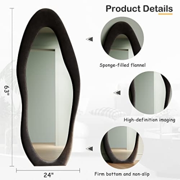 Stylish Honyer Full Length Mirror - Perfect for Any Room