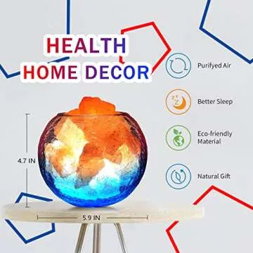 V.C.Formark Himalayan Salt Lamp - Color Changing & USB