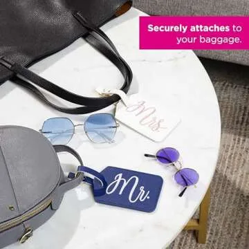 Miamica Mrs. & Mr. Luggage Tags – Perfect Couples Gift