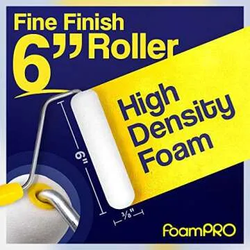 FOAM PRO 176-10 Foam Paint Roller Set for Perfect Finish