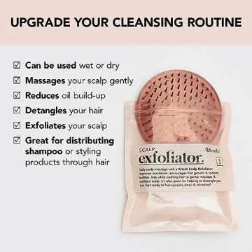 Kitsch Hair Scalp Massager Shampoo Brush & Rosemary Oil with Discount