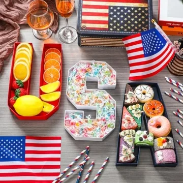Nuogo USA Charcuterie Letter Set for Independence Day