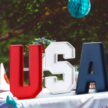 Nuogo USA Charcuterie Letter Set for Independence Day