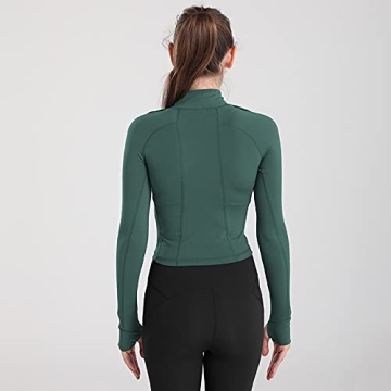 ZHENWEI Women's Slim Fit Yoga Jacket for All Activities