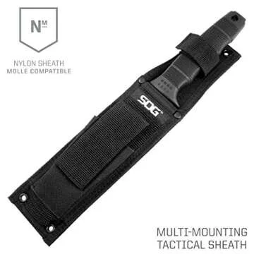 SOG SEAL Team Elite Survival Knife with MOLLE Sheath