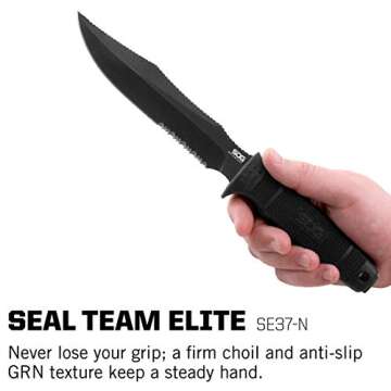 SOG SEAL Team Elite Survival Knife with MOLLE Sheath