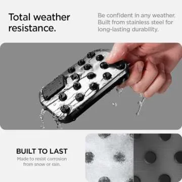 Spigen Stuttgart Type A (Concave Pedal) Designed for Tesla Model 3 & Y Non-Slip Performance Stainless Steel Foot Pedal with EZ Slide [Compatible with Tesla Model 3 2025/2024 Refresh (Highland)]