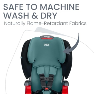 Britax Grow with You ClickTight Harness-2-Booster Car Seat, 2-in-1 High Back Booster, Green Contour