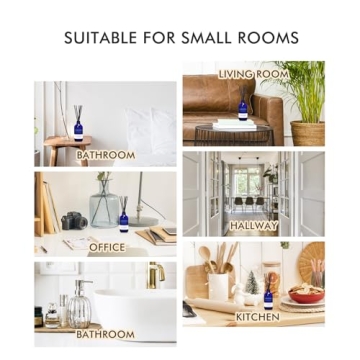 Xcleen Sandalwood Reed Diffuser Set for Home Fragrance