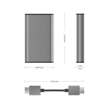 RAYNEO HDMI-C to AR Glasses Charging Adapter
