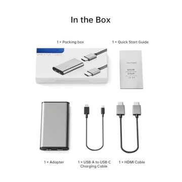 RAYNEO HDMI-C to AR Glasses Charging Adapter