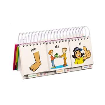 Super Duper Publications | Word FLiPS - Spanish: Spanish FLiPS for Learning Intelligible Production for Speech | Educational Learning Resource for Children