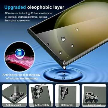 Arshek Privacy Screen Protector for Galaxy S23 Ultra