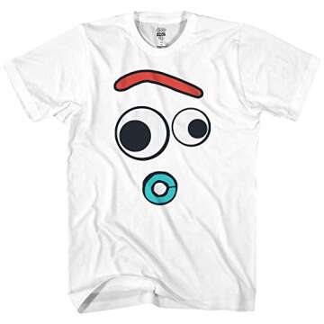 Disney Pixar Toy Story 4 Forky Surprised Disneyland World Funny Adult Tee Graphic T-Shirt for Men Ts...