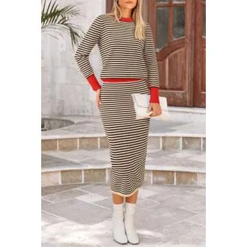 Stylish PRETTYGARDEN Women's 2 Piece Sweater Set