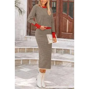 Stylish PRETTYGARDEN Women's 2 Piece Sweater Set