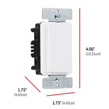 UltraPro Daysmart 7-Day Digital In-Wall Timer, Presets/Countdown, Programmable, Override, Sunrise/Su...