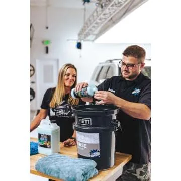 P & S PROFESSIONAL DETAIL PRODUCTS - Absolute Rinseless Wash - Premium Soap Alternative; Emulsify Dirt; Softens Water; Safe on Paint, Coatings, Wraps, PPF (1 Quart)