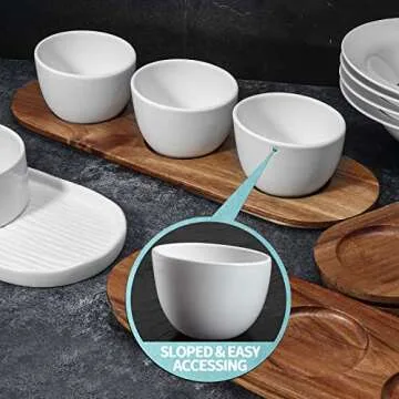 Wareland Chip and Dip Serving Set for Entertaining