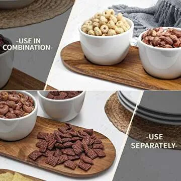 Wareland Chip and Dip Serving Set for Entertaining