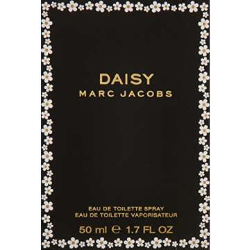 Marc Jacobs Daisy Eau de Toilette Spray for Women, Long-lasting Floral Scent, 1.7 Fluid Ounce