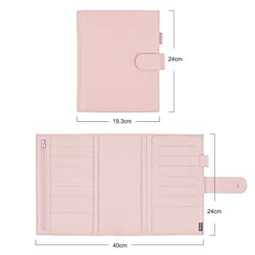 Moterm Leather Half Letter Planner Cover - Elegant, Functional Design