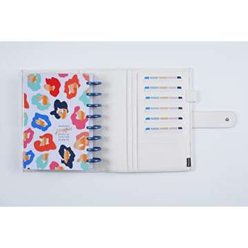 Moterm Leather Planner Cover - Stylish Discbound Organizer