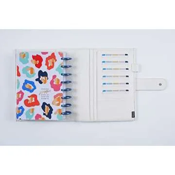 Moterm Leather Planner Cover - Stylish Discbound Organizer