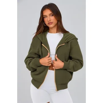 PRETTY GARDEN Women’s Zip Up Hoodie for Fall Fashion
