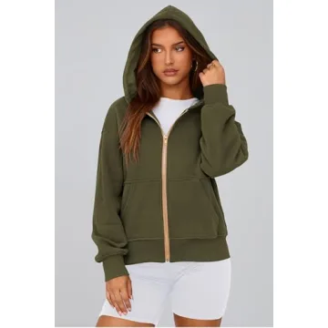 PRETTY GARDEN Women’s Zip Up Hoodie for Fall Fashion