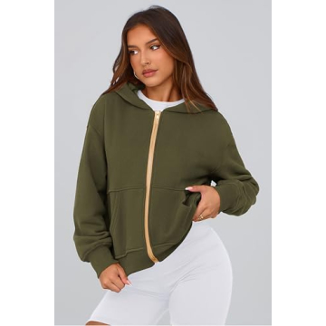 PRETTY GARDEN Women’s Zip Up Hoodie for Fall Fashion