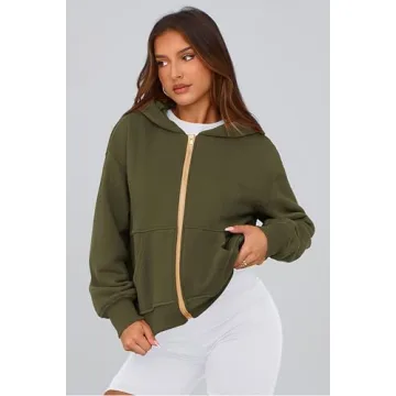 PRETTY GARDEN Women’s Zip Up Hoodie for Fall Fashion