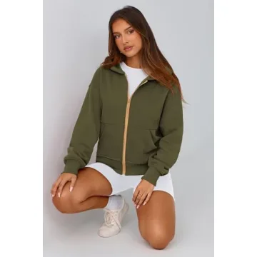 PRETTY GARDEN Women’s Zip Up Hoodie for Fall Fashion