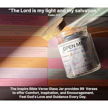 Bible Verse Jar Christian Gift for All Celebrations