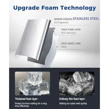 Joy Pebble Nugget Ice Maker - Portable & Efficient Ice Supply