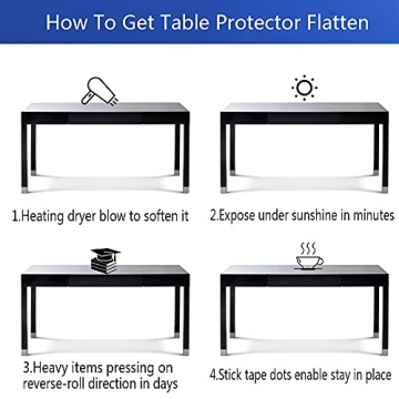 PVC Clear Table Protector Multisize Thick Transparent Cover