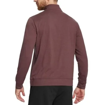 VANCAMEL Men’s Stylish Golf Quarter Zip Pullover